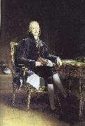 Francois Pascal Simon Gerard Portrait of French stateman Charles Maurice Talleyrand Sweden oil painting artist